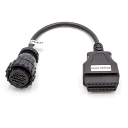 Vhbw - OBD2 - Câble adaptateur 16Pin à 16Pin pour Appareil de diagnostic obd adapté aux anciens modèles Scania - avec connecteur 16Pin