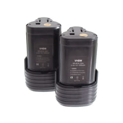 Vhbw - 2x Batterie remplacement pour Worx WA3503, WA3509 pour outil électrique (1500 mAh, Li-ion, 12 v)
