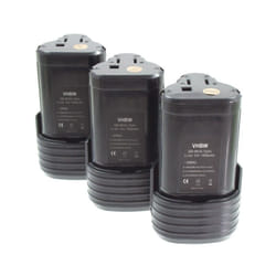 Vhbw - 3x Batterie remplacement pour Worx WA3503, WA3509 pour outil électrique (1500 mAh, Li-ion, 12 v)