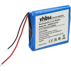 Vhbw - 1x Batterie remplacement pour Garmin 361-00026-00 pour gps, appareil de navigation (700mAh, 3,7V, Li-ion)