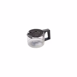 Verseuse avec couvercle noir pour Cafetière. Référence de la pièce : SS-7235001405, Marque : KRUPS.