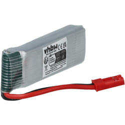 Batterie LI-Ion vhbw 500mAh (3.7V) pour drones, multicopter UDI U818A Quadrocopter