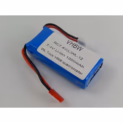 vhbw - the clever way - Batterie de rechange de haute qualité avec une grande autonomie et compatible avec votre drone (vous  ...