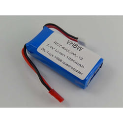Batterie compatible avec udi U829A drone (1200mAh, 7,4V, Li-ion) - Vhbw