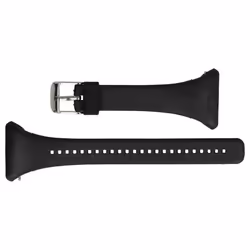 vhbw bracelet TPE L compatible avec Polar FT7m FT4m FT4f FT7 FT4 montre connectée - 115cm + 85 cm noir