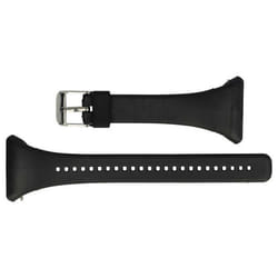 vhbw bracelet TPE L compatible avec Polar FT7m FT4m FT4f FT7 FT4 montre connectée - 115cm + 85 cm noir