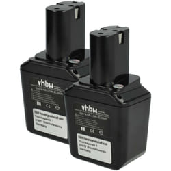 Vhbw - 2x Batterie compatible avec Bosch gsr 9,6 v, gsc 9,6 v, gss 9,6 ves, gsr 9,6 vet, gsr 9,6 ves outil électrique (2100 mAh, NiMH, 9,6 v)