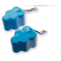 2x Batterie compatible avec Ecovacs Deebot D73, D715, D780, D76, D710, D720, D73n, D730, D77, D760, D79 robot électroménager (2000mAh, 6V, NiMH)