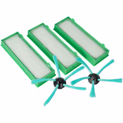 vhbw - the clever way Set d'entretien de haute qualité pour votre robot aspirateur Ce kit vous permet de disposer de tout le  ...