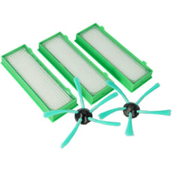 Vhbw - Kit d'entretien 5-pcs compatible avec Vorwerk Kobold VR-300, VR300, VR-200, VR200 robot aspirateur - filtre hepa, brosse latérale