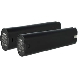 2x Batterie compatible avec Makita 6095DWBE, 6095DWDE, 6095DWE, 6095DWL-2, 6096D, 6096DW, 6096DWBE outil électrique (2100 mAh, NiMH, 9,6 v) - Vhbw