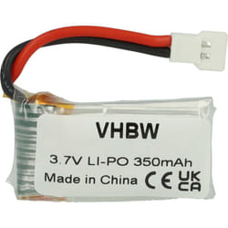 Vhbw - Batterie compatible avec xh 2.54 (awg 20) connecteur pour modéle rc (350mAh, 3,7V, Li-polymère)