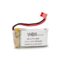 Vhbw - 1x Batterie pour drone (650mAh, 3,7V, Li-ion)