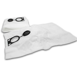 vhbw 5x Sacs compatible avec Starmix ISP iPulse ARDL-1635 EW, ISP iPulse ARDL-1635 EWS aspirateur - microfibre non tissée, 66cm x 40cm blanc