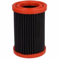 vhbw - the clever way Filtre plissé compatible pour votre aspirateur industriel, pour aspiration à sec ou humide - Finition s ...