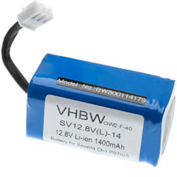 vhbw Batterie compatible avec Severin Chill RB 7025 robot électroménager (1400mAh, 12,8V, Li-ion)