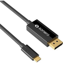 sonero X-UCC020 1,5 m DisplayPort USB Type-C Noir