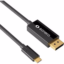 sonero X-UCC020, 2 m, DisplayPort, USB Type-C, Mâle, Mâle, Droit