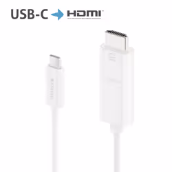 PureLink IS2200-010 câble vidéo et adaptateur 1 m USB Type-C HDMI Blanc
