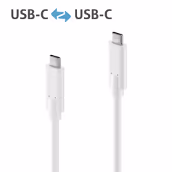 PureLink IS2510-005 câble USB 0,5 m USB 3.2 Gen 2 (3.1 Gen 2) USB C Blanc