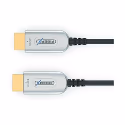 FiberX FX-I350-010, 10 m, HDMI Type A (Standard), HDMI Type A (Standard), 18 Gbit/s, Noir, Gris