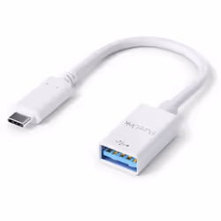 PureLink IS230, 0,1 m, USB C, USB A, Blanc
