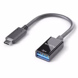 PureLink IS231, 0,1 m, USB C, USB A, Noir