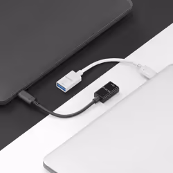 PureLink IS231 câble USB 0,1 m USB C USB A Noir