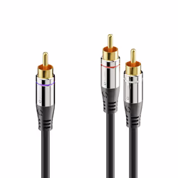 sonero S-AC900-030, RCA, Mâle, 2 x RCA, Mâle, 3 m, Noir