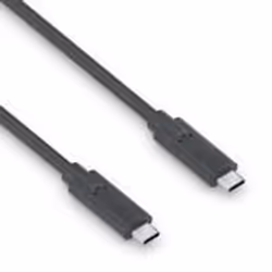 PureLink IS2511-010, 1 m, USB C, USB C, USB 3.2 Gen 2 (3.1 Gen 2), Noir