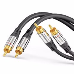 sonero S-AC700-150 câble audio 15 m 2 x RCA Noir
