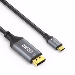 sonero SPC-V200-010 câble vidéo et adaptateur 1 m USB Type-C DisplayPort Noir, Gris