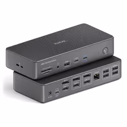PureLink VL-D230DL station d'accueil Avec fil USB 3.2 Gen 2 (3.1 Gen 2) Type-C Gris