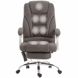 CLP Trading GmbH 192451556 Fauteuil massant électrique Gris foncé Tissu