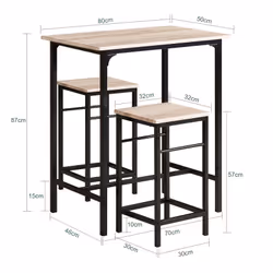SoBuy OGT10-N ensemble de meuble de salle à manger et de cuisine - Vue supplémentaire 4