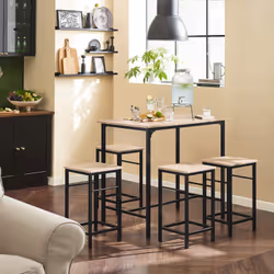 SoBuy OGT11-N ensemble de meuble de salle à manger et de cuisine