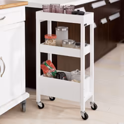SoBuy FKW49-W Chariot de transport d'aliments