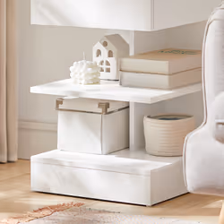 SoBuy FBT49-W Table de nuit et table de chevet - Vue supplémentaire 6