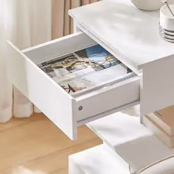 SoBuy FBT49-W Table de nuit et table de chevet - Vue supplémentaire 7