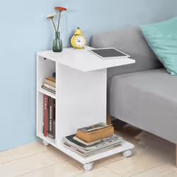 SoBuy FBT48-W Table de nuit et table de chevet - Vue supplémentaire 6