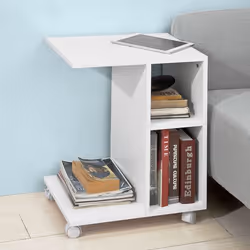 SoBuy FBT48-W Table de nuit et table de chevet - Vue supplémentaire 7