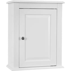 Sobuy - Meuble Haut de Salle de Bain - 1 porte Placard Commode Meuble de Rangement Mural Armoire Suspendue ® FRG203-W