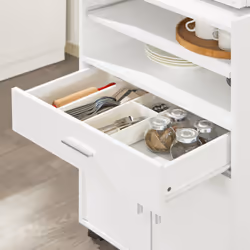 SoBuy FSB09-W Chariot de transport d'aliments - Vue supplémentaire 8