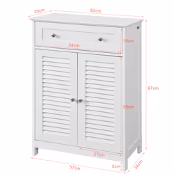 SoBuy FRG238-W armoire de rangement de salle de bain - Vue supplémentaire 4