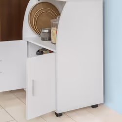 SoBuy FRG241-W Chariot de transport d'aliments - Vue supplémentaire 7