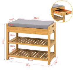 SoBuy FSR49-N Organisateur pour chaussures Ouvert - Vue supplémentaire 4