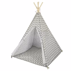 SoBuy® OSS03 Tipi Tente Pour Enfant avec Tapis De Sol Indian Teepee Tente de jeu pour enfants