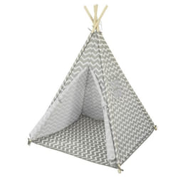 SoBuy® OSS03 Tipi Tente Pour Enfant avec Tapis De Sol Indian Teepee Tente de jeu pour enfants