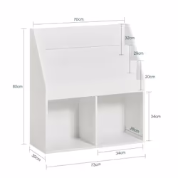 SoBuy KMB01-W armoire de rangement pour enfant Coffre - Vue supplémentaire 5