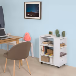 SoBuy FBT68-W Table de nuit et table de chevet - Vue supplémentaire 4